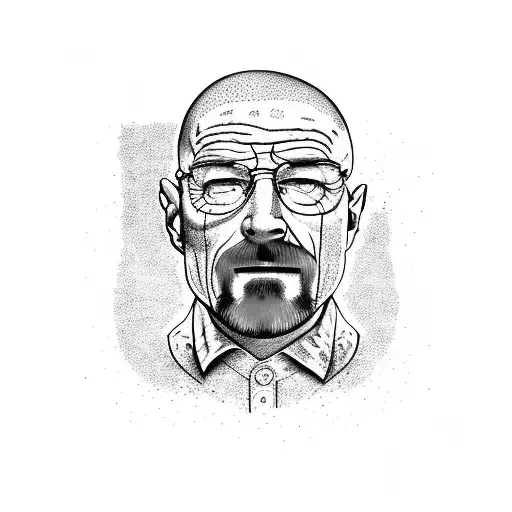 Walter white tattoo design idea