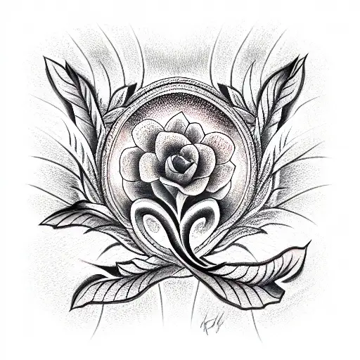 Vine tattoo design idea