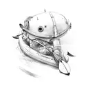 kayak tattoo design idea