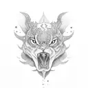 blessed tattoo design idea