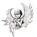 devilman crybaby tattoo design idea