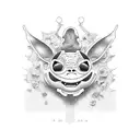 Stitch tattoo design idea