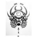 doom slayer tattoo design idea