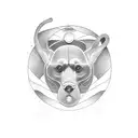 Mac Miller circles tattoo design idea