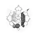 Mac Miller circles tattoo design idea