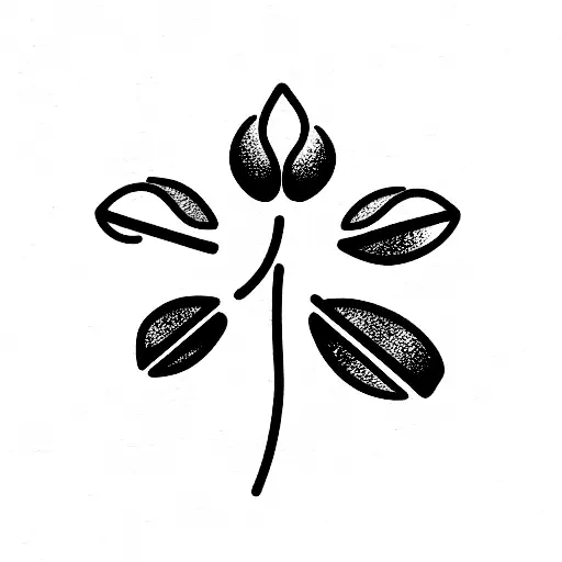 Four-leaf clover  tattoo design idea