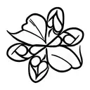 Four-leaf clover  tattoo design idea