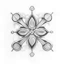 Four-leaf clover  tattoo design idea