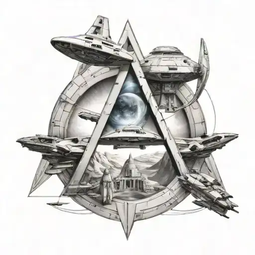 stargate,startrek,starwars tattoo design idea