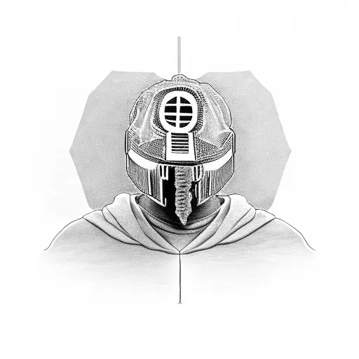 MF DOOM tattoo design idea