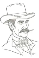 doc Holliday I'm your huckleberry tattoo design idea