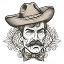 doc Holliday I'm your huckleberry tattoo design idea