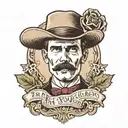 doc Holliday I'm your huckleberry tattoo design idea