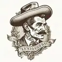 doc Holliday I'm your huckleberry tattoo design idea