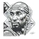 kobe bryant tattoo design idea