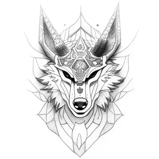 princess mononoke tattoo design idea
