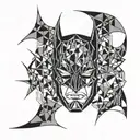 batman dead tattoo design idea