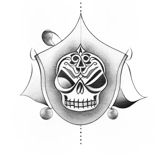tequila shot tattoo design idea