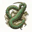 scorpion  crocdile tattoo design idea