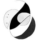 Yin and Yang amor tattoo design idea