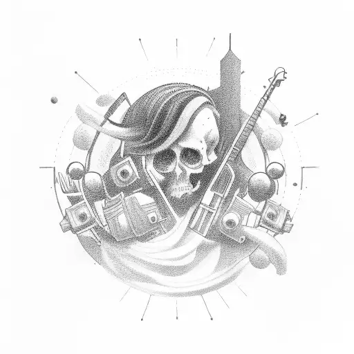 We are the music makers We are the dreamer of dreams tattoo design idea