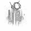 We are the music makers We are the dreamer of dreams tattoo design idea