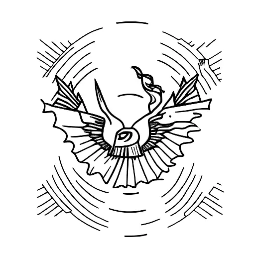 tequila sunrise tattoo design idea