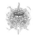 sol old school  tattoo design idea