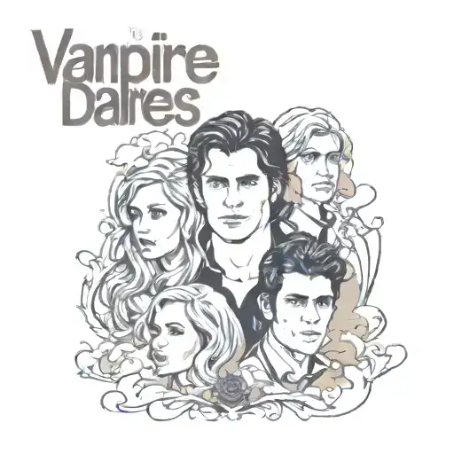 the vampire diaries tattoo design idea