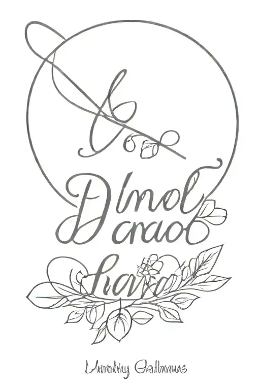child's name tattoo tattoo design idea