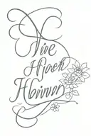 child's name tattoo tattoo design idea