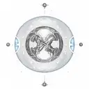 Freedom of choice, freedom of religion, feminism, atheism, path of life, moon and sun tattoo design idea
