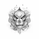 Create a tattoo inspired by your favorite sports card, with a vintage touch tattoo design idea