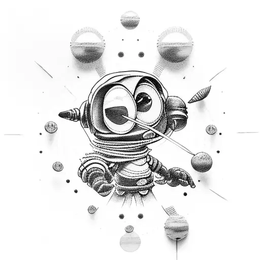 Marvin the Martian looney tunes  tattoo design idea