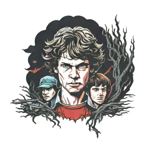 stranger things tattoo design idea