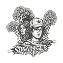 stranger things tattoo design idea