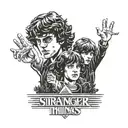 stranger things tattoo design idea