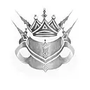 King's Crown tattoo design idea