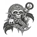 wrath greed pride lust gluttony sloth envy tattoo design idea