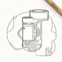 piston tattoo design idea