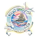 san diego harbor tattoo design idea