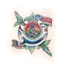 san diego harbor tattoo design idea