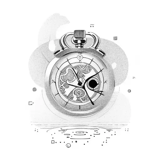stopwatch set to 3:33 tattoo design idea