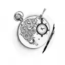 stopwatch set to 3:33 tattoo design idea