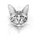 pet rememberance tattoo design idea