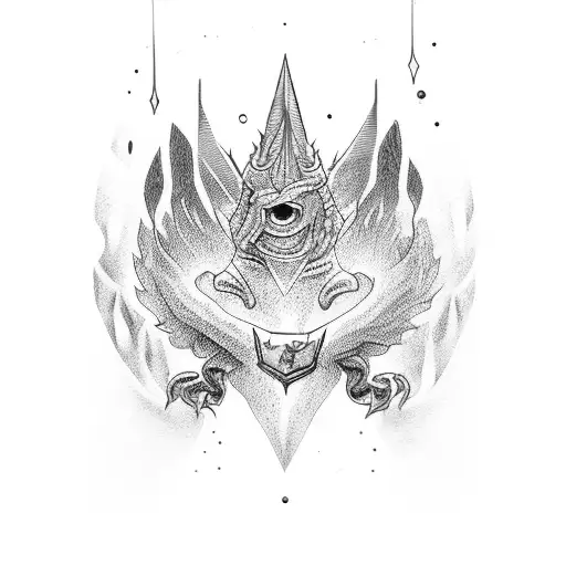 patronus charm tattoo design idea