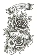 Memorial Tattoo for Dad tattoo design idea