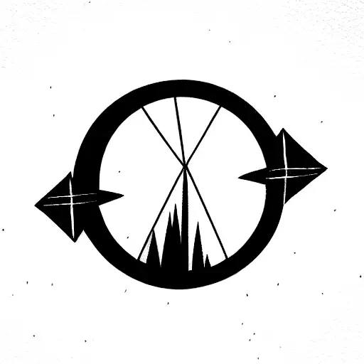 "let the world go round without you" bird tattoo design idea
