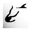 take a dive  tattoo design idea