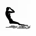 take a dive  tattoo design idea